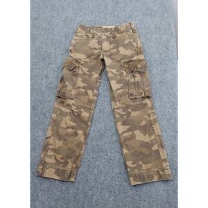 Vintage NOBO Cargo Camo Pants Mens 28x29 Utility Outdoor‎ Military Microsanded